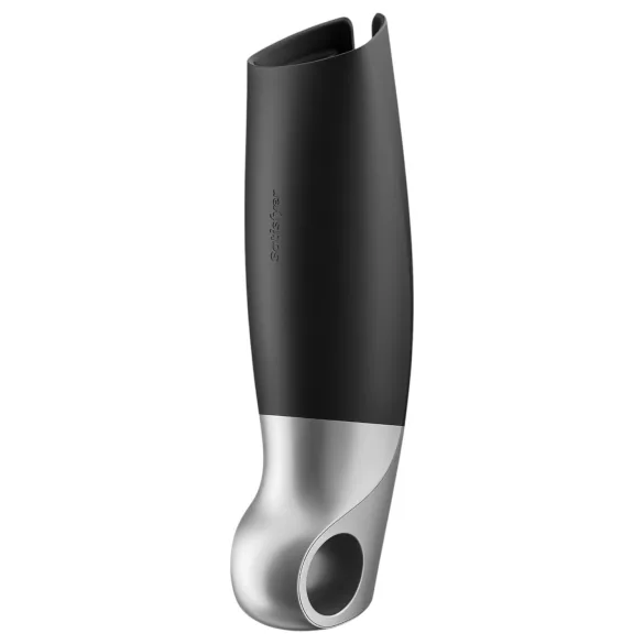 Satisfyer Power - ανδρικό masturbator - επαναφορτιζόμενο, έξυπνο - μαύρο