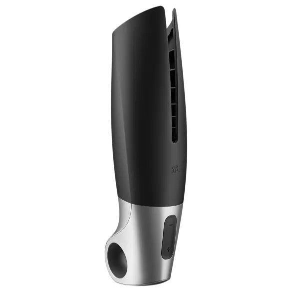 Satisfyer Power - ανδρικό masturbator - επαναφορτιζόμενο, έξυπνο - μαύρο
