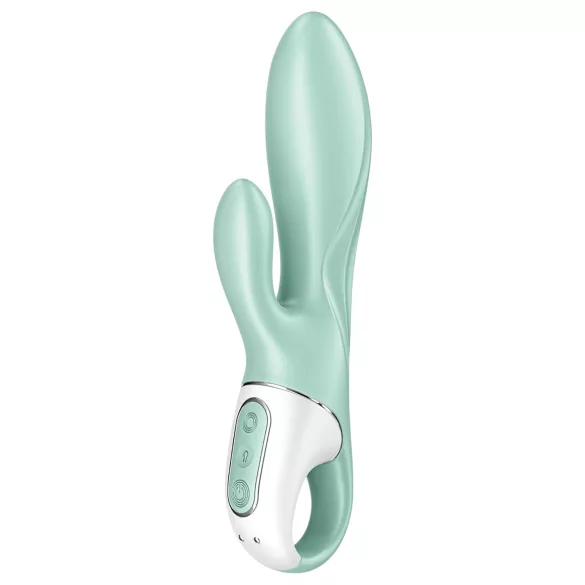 Satisfyer Air Pump Bunny 5 - Δονητής με αντλία με έλεγχο μέσω εφαρμογής (μέντα)