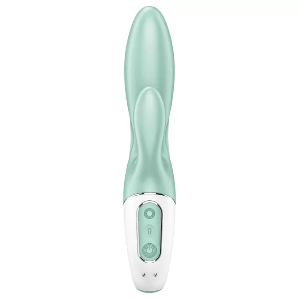 Satisfyer Air Pump Bunny 5 - Δονητής με αντλία με έλεγχο μέσω εφαρμογής (μέντα)