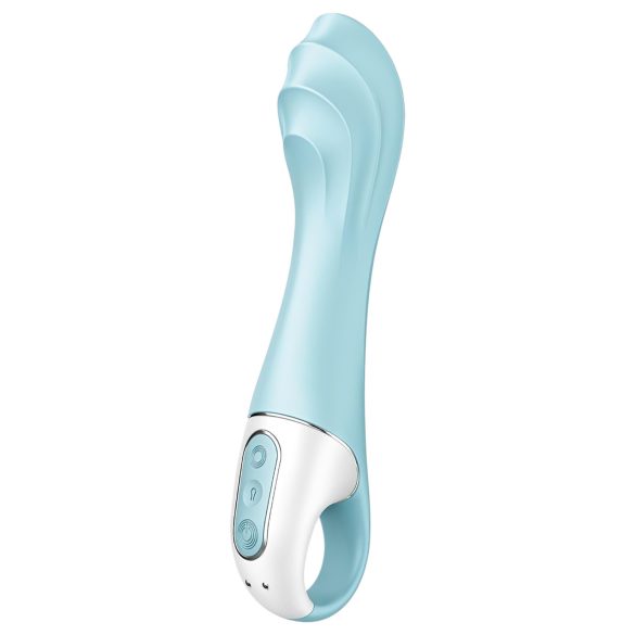 Satisfyer - δονητής με αντλία αέρα - έξυπνος, αντλούμενος, μπλε
