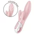 Satisfyer Air Pump Bunny 3 - δονητής με αντλία (ροζ)