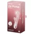 Satisfyer Air Pump Bunny 3 - δονητής με αντλία (ροζ)