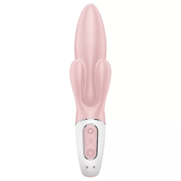 Satisfyer Air Pump Bunny 3 - δονητής με αντλία (ροζ)