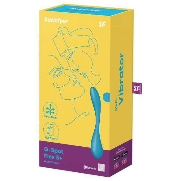 Satisfyer - δονητής σημείου G με ευέλικτο σχήμα - έξυπνος, πράσινος