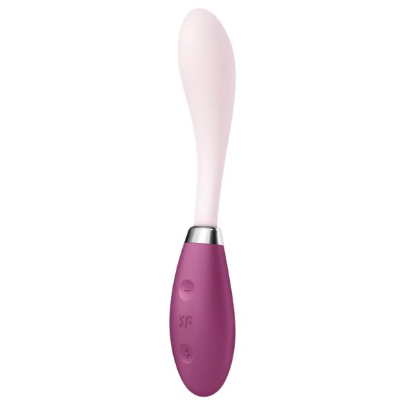Satisfyer G-Spot Flex 3 - Επαναφορτιζόμενος δονητής G-Spot (ροζ-κόκκινο)