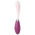 Satisfyer G-Spot Flex 3 - επαναφορτιζόμενος δονητής G-σημείου (ροζ-κόκκινο)