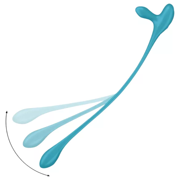 Satisfyer Plug & Play - δονητής πρωκτού & δαχτυλίδι πέους με δόνηση - μπλε