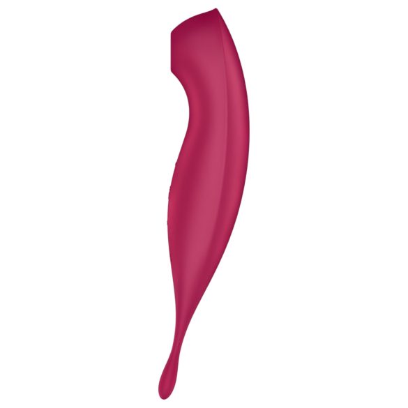 Satisfyer Twirling Pro - δονητής κλειτορίδας 2 σε 1 - έξυπνο - κόκκινο