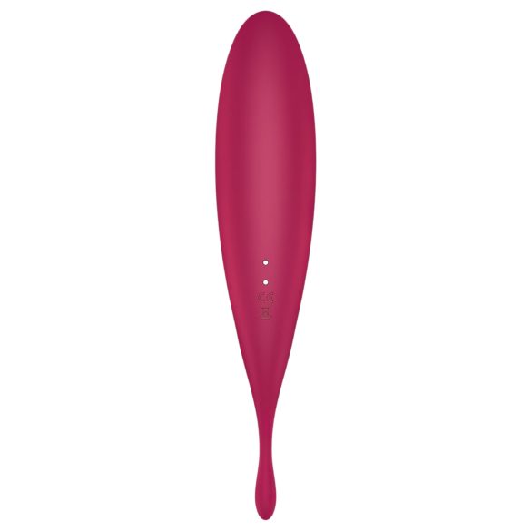 Satisfyer Twirling Pro - δονητής κλειτορίδας 2 σε 1 - έξυπνο - κόκκινο