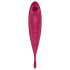 Satisfyer Twirling Pro - δονητής κλειτορίδας 2 σε 1 - έξυπνο - κόκκινο