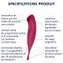 Satisfyer Twirling Pro - Έξυπνος Δονητής 2 σε 1 για την Κλειτορίδα (Κόκκινο)