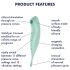 Satisfyer Twirling Pro - έξυπνος 2σε1 δονητής κλειτορίδας (μέντα)