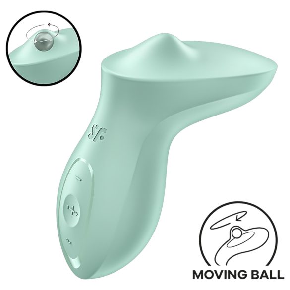 Satisfyer Exciterrr - δονητής κλειτορίδας με περιστρεφόμενες χάντρες (πράσινο)