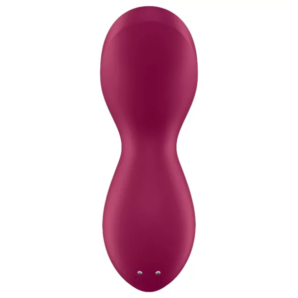 Satisfyer Exciterrr - περιστρεφόμενο κλειτοριδικό δονητή με χάντρες (κόκκινο)