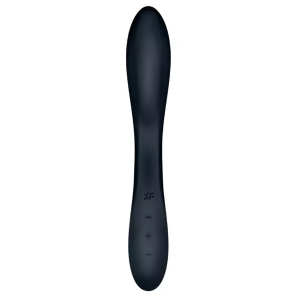 Satisfyer Rrrolling - δονητής σημείου G με κινούμενες μπίλιες - μαύρο
