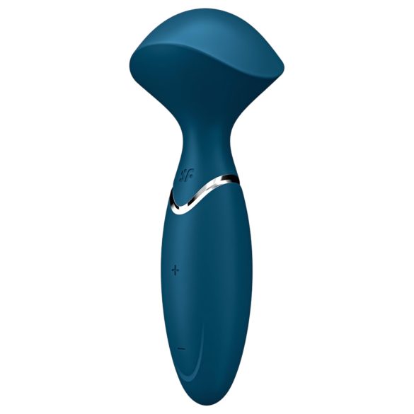 Satisfyer Mini Wand-er - Αδιάβροχος μασάζ δονητής (μπλε)