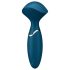 Satisfyer Mini Wand-er - Αδιάβροχος μασάζ δονητής (μπλε)