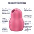 Satisfyer Pro To Go 1 - Επαναφορτιζόμενος Δονητής Κλειτορίδας με Κύματα Αέρα (Κόκκινο)