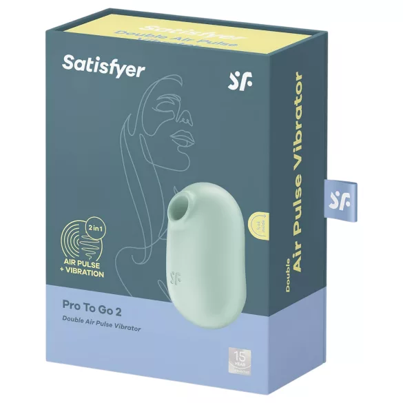 Satisfyer Pro To Go 2 - δονητής κλειτορίδας με κύματα αέρα - επαναφορτιζόμενος