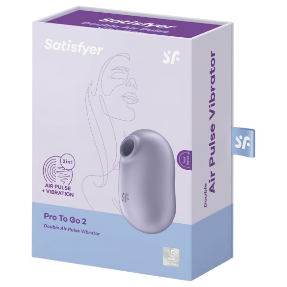 Satisfyer Pro To Go 2 - διεγερτής κλειτορίδας με κύματα αέρα - επαναφορτιζόμενος