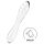 Satisfyer Dazzling Crystal 1 - Διπλό Γυάλινο Ομοίωμα (Διαφανές)