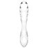 Satisfyer Dazzling Crystal 1 - Διπλό Γυάλινο Ομοίωμα (Διαφανές)