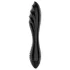 Satisfyer Dazzling Crystal 1 - διπλό γυάλινο δονητής - μαύρο