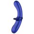 Satisfyer Double Crystal - Διπλός γυάλινος δονητής (μπλε)