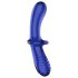 Satisfyer Double Crystal - Διπλός γυάλινος δονητής (μπλε)