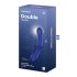 Satisfyer Double Crystal - Διπλός γυάλινος δονητής (μπλε)