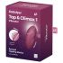 Satisfyer Tap & Climax 1 - 2 σε 1 Δονητής & Διεγερτής Κλειτορίδας (Κόκκινο)
