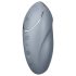 Satisfyer Tap & Climax 1 - 2 σε 1 δονούμενος διεγερτής κλειτορίδας (γκρι)