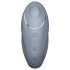 Satisfyer Tap & Climax 1 - 2 σε 1 δονούμενος διεγερτής κλειτορίδας (γκρι)