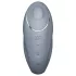 Satisfyer Tap & Climax 1 - γυναικείος δονητής κλειτορίδας 2 σε 1 - γκρι