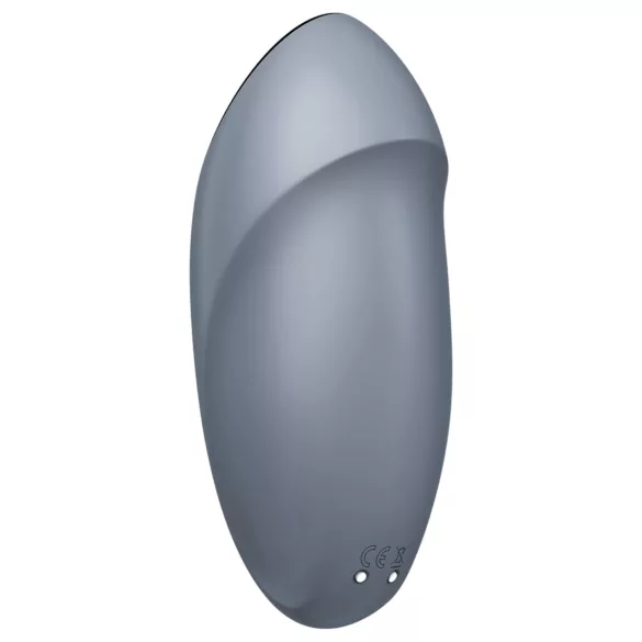 Satisfyer Tap & Climax 1 - γυναικείος δονητής κλειτορίδας 2 σε 1 - γκρι