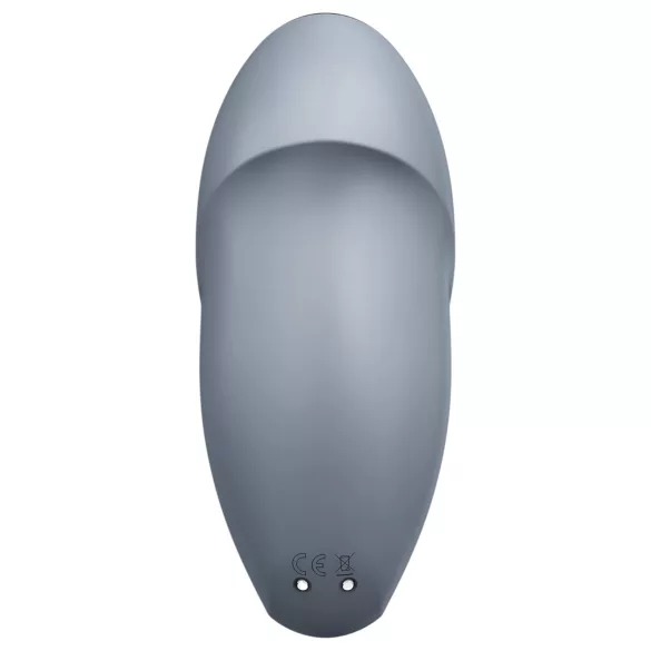 Satisfyer Tap & Climax 1 - γυναικείος δονητής κλειτορίδας 2 σε 1 - γκρι