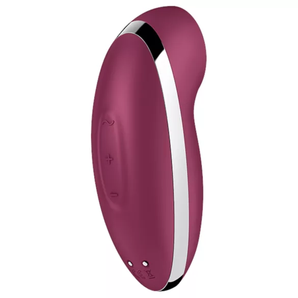 Satisfyer Tap & Climax 2 - 2 σε 1 διεγέρτης κλειτορίδας και δονητής (κόκκινο)