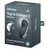 Satisfyer Tap & Climax 2 - δόνητης κλειτορίδας 2 σε 1 - γκρι
