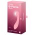 Satisfyer G-Force - επαναφορτιζόμενος, αδιάβροχος δονητής G σημείου (ροζ)