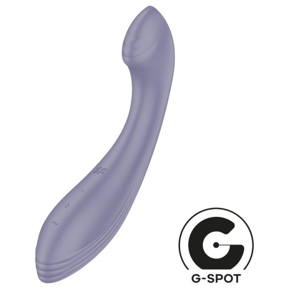 Satisfyer G-Force - Επαναφορτιζόμενος, αδιάβροχος δονητής G-σημείου (μοβ)
