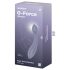 Satisfyer G-Force - Επαναφορτιζόμενος, αδιάβροχος δονητής G-σημείου (μοβ)