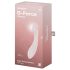 Satisfyer G-Force - δονητής σημείου G επαναφορτιζόμενος αδιάβροχος μπεζ