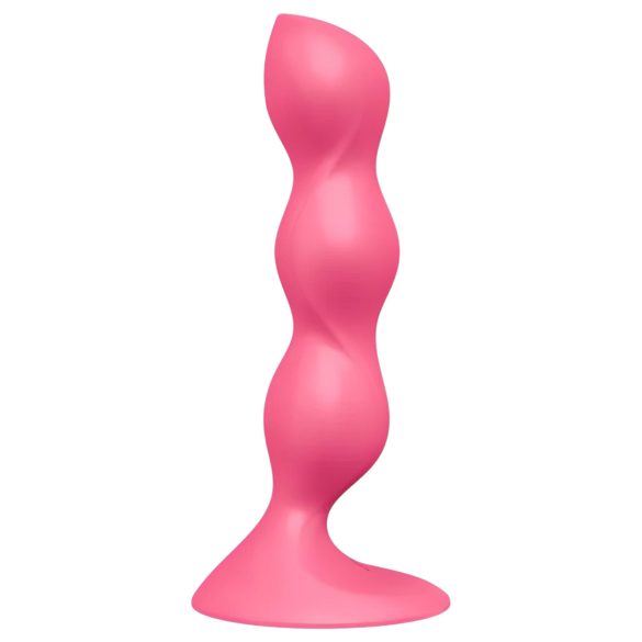 Satisfyer Triple Ball-R - δονούμενο πρωκτικό παιχνίδι με χάντρες - ροζ