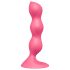 Satisfyer Triple Ball-R - δονούμενο πρωκτικό παιχνίδι με χάντρες - ροζ