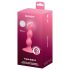 Satisfyer Triple Ball-R - δονούμενο πρωκτικό παιχνίδι με χάντρες - ροζ