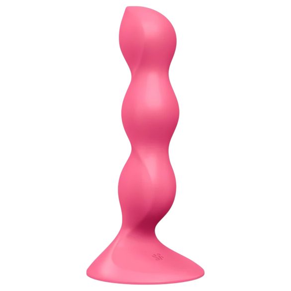 Satisfyer Triple Ball-R - δονούμενο πρωκτικό παιχνίδι με χάντρες - ροζ