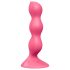 Satisfyer Triple Ball-R - δονούμενο πρωκτικό παιχνίδι με χάντρες - ροζ