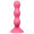 Satisfyer Triple Ball-R - δονούμενο πρωκτικό παιχνίδι με χάντρες - ροζ