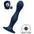 Satisfyer Double Ball-R - δονούμενο dildo με βάρος - μπλε